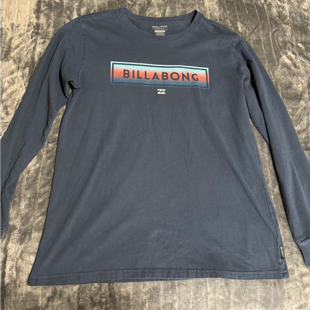 Faded Black Billabong Long Sleeve Tee